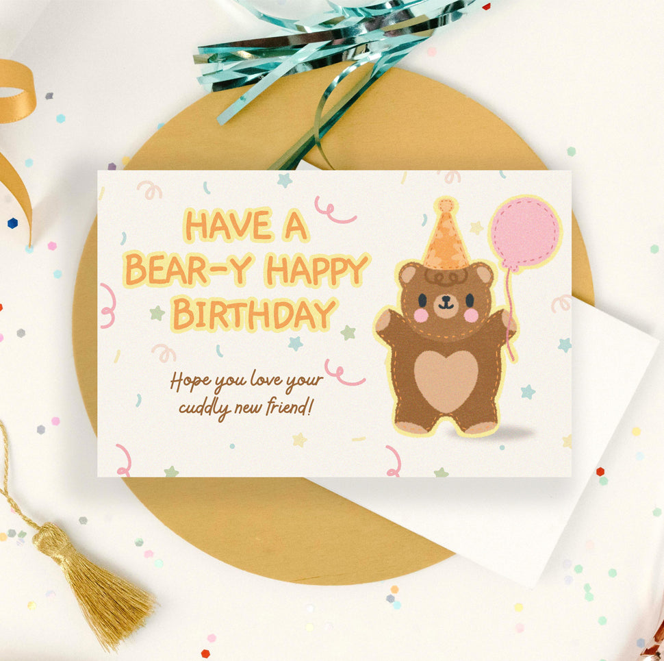 Birthday Greeting Card Add-On
