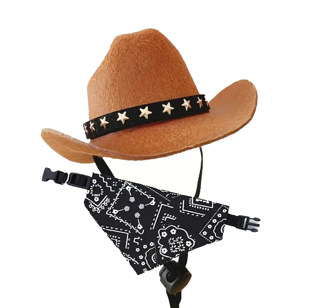 Cowboy Hat & Collar (M-XL)