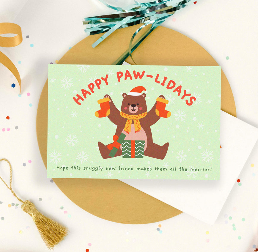Happy Holidays Greeting Card Add-On