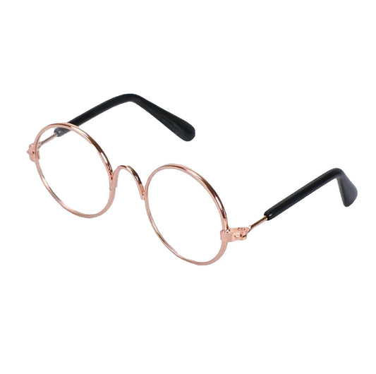 Clear Round Glasses (S-L)