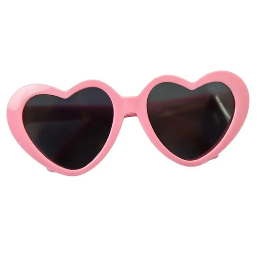 Pink Heart Sunglasses (S-L)